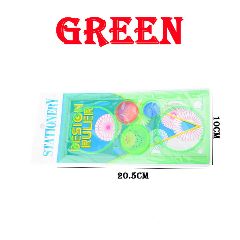 Geometry Spirograph Drawing Stencils Set