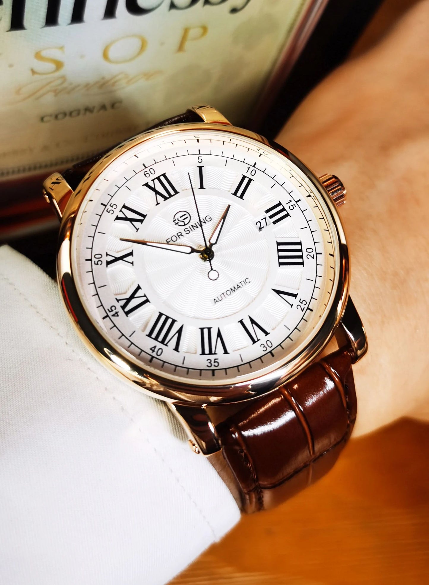 Forsining Classic Retro Automatic Mens Watch