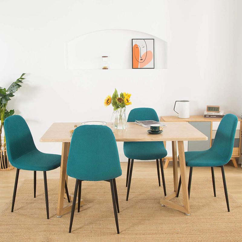 Waterproof Shell Chair Cover Short Back Scandinavian Chair Covers