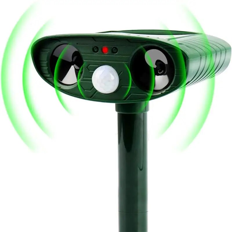 1pc ultrasound Repellant Cat Dog Repellant Solar Powered