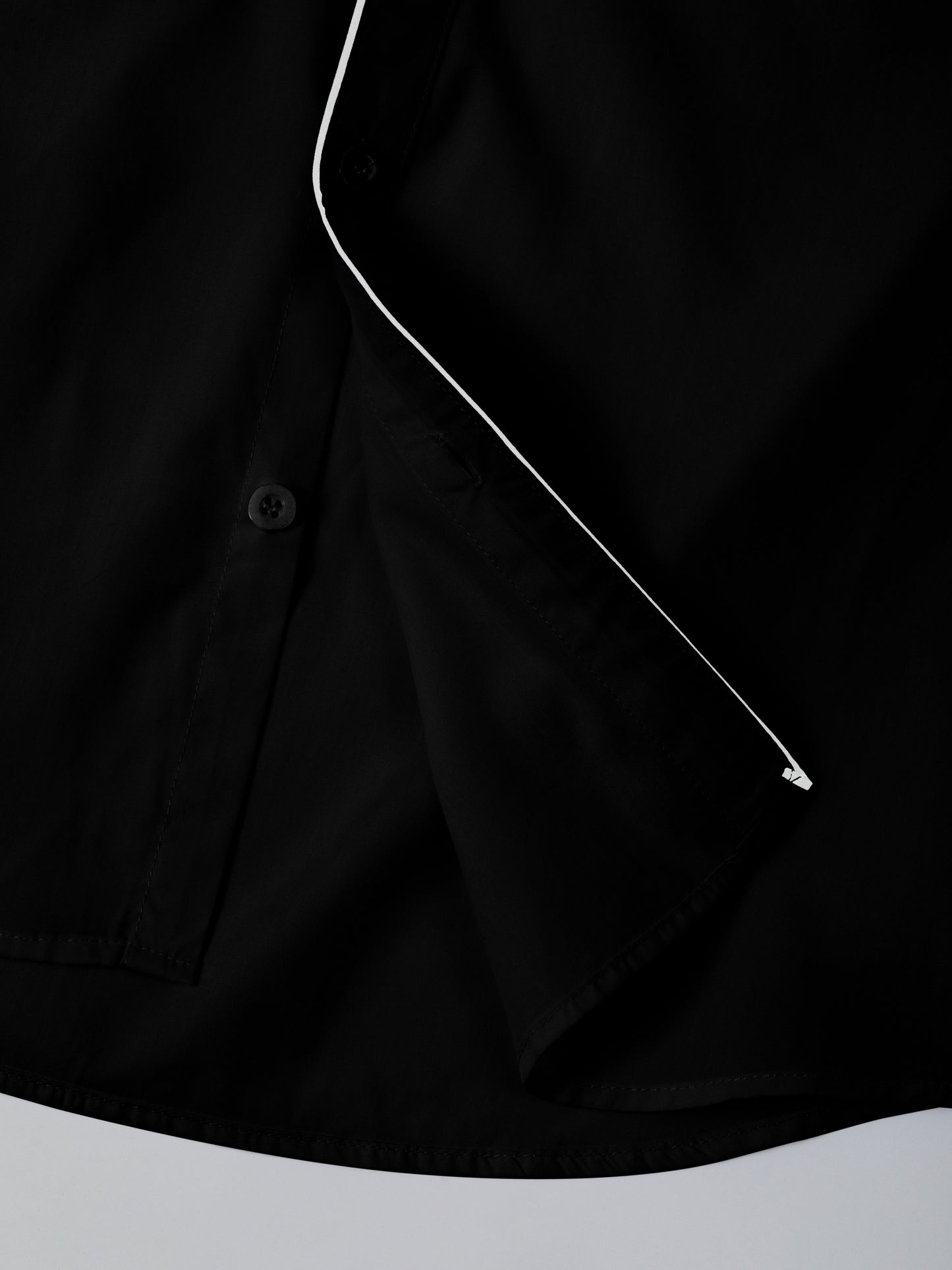 Spring and autumn men's long-sleeved solid color shirt