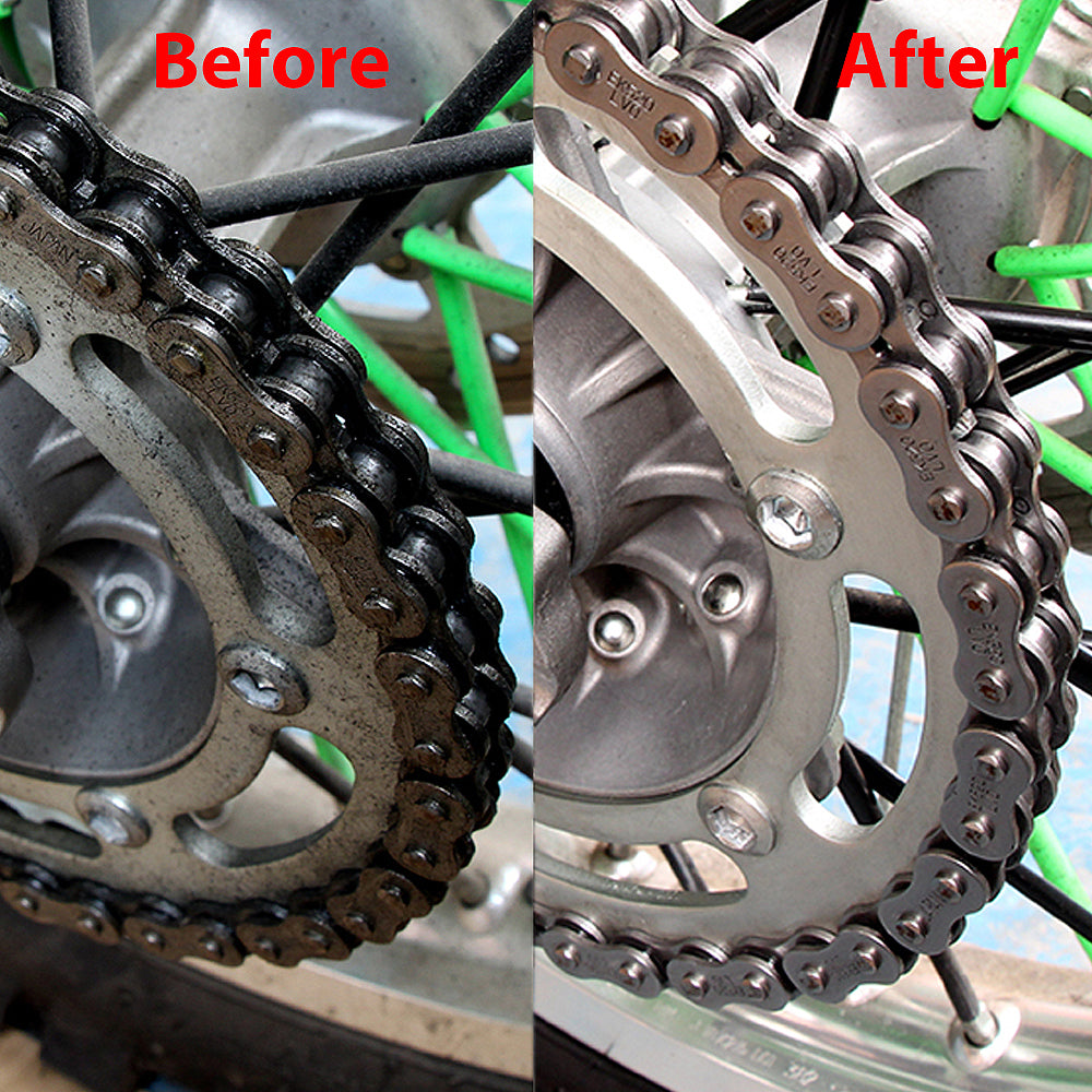 Motorcycle chain cleaning machine kit Brush Gear Cleaner Tool