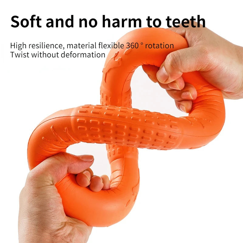 Round Ring Dog Toys Anti-Bite Flying Floating