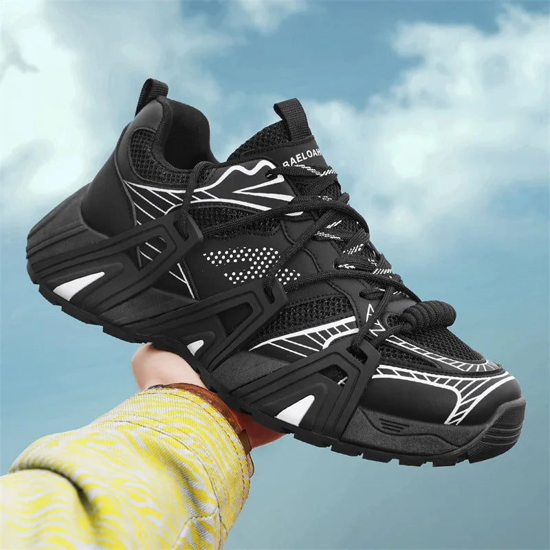 Trendy Casual Sport Shoes Increase Height Men's Student Breathable