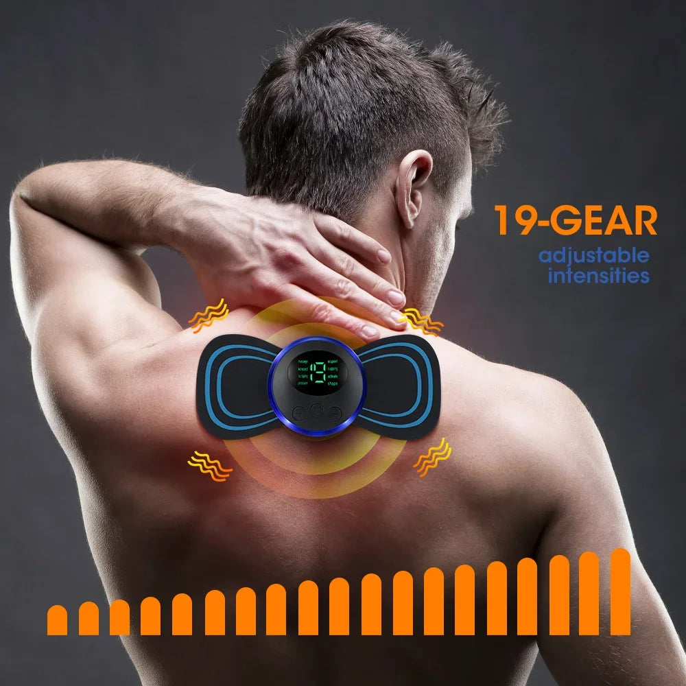 Electric Neck Massager Muscle Massage Stimulator