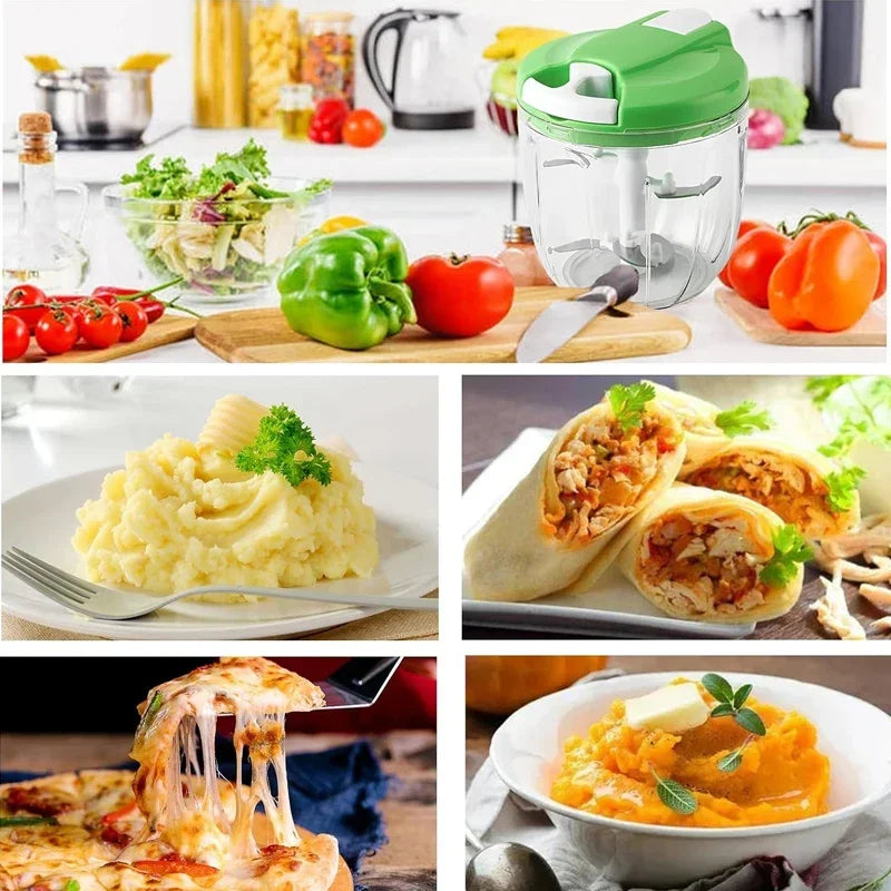 Multi Meat Mincer Garlic Chopper Onion Cutter 900ml