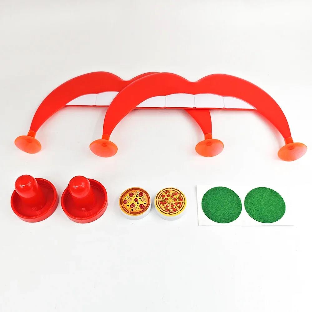 Desktop Pizza Ice Hockey Toy board Game