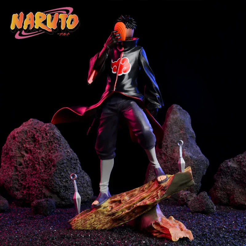 26cm Naruto Anime Figure Obito Uchiha Tobi Head Changeable