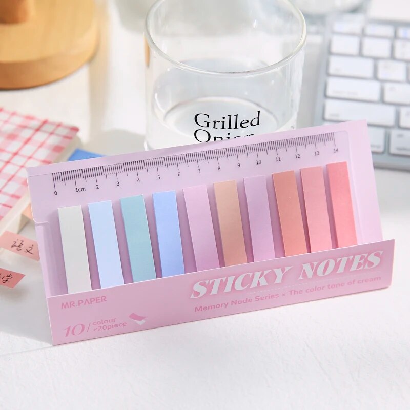 200 Sheets/set of Moranti Colored Index Stickers