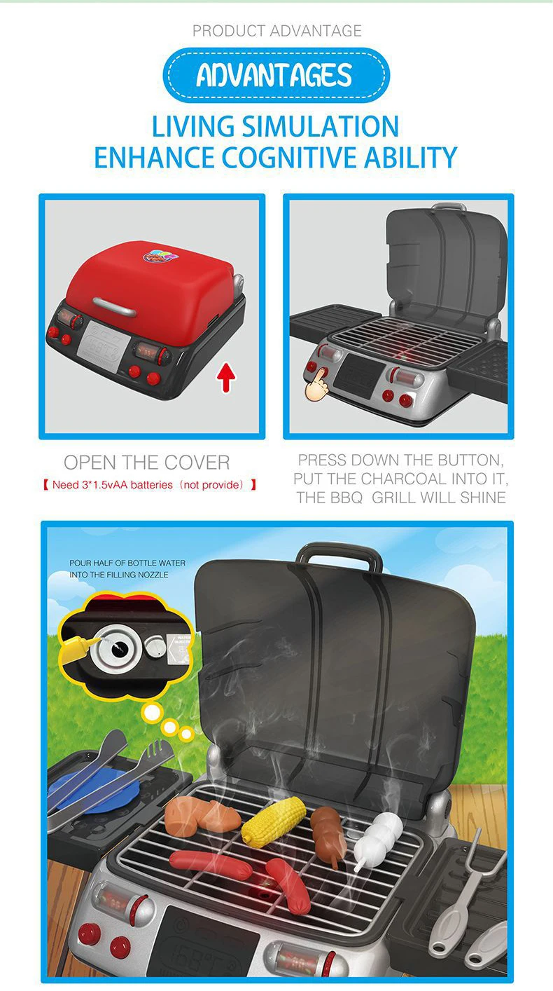 Simulation Kitchen Barbecue Toys