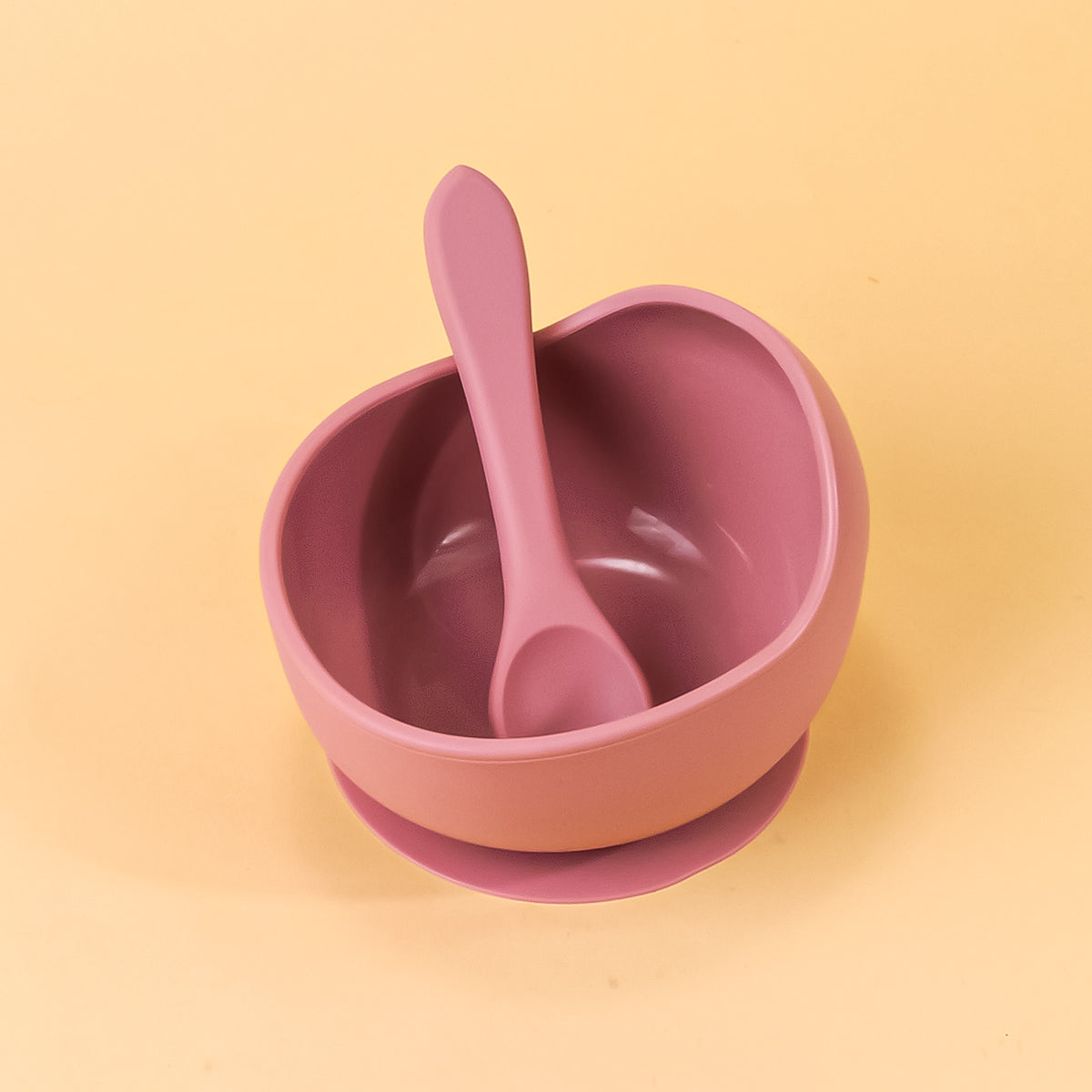 2PC Silicone Sucker Bowl Feeding Tableware