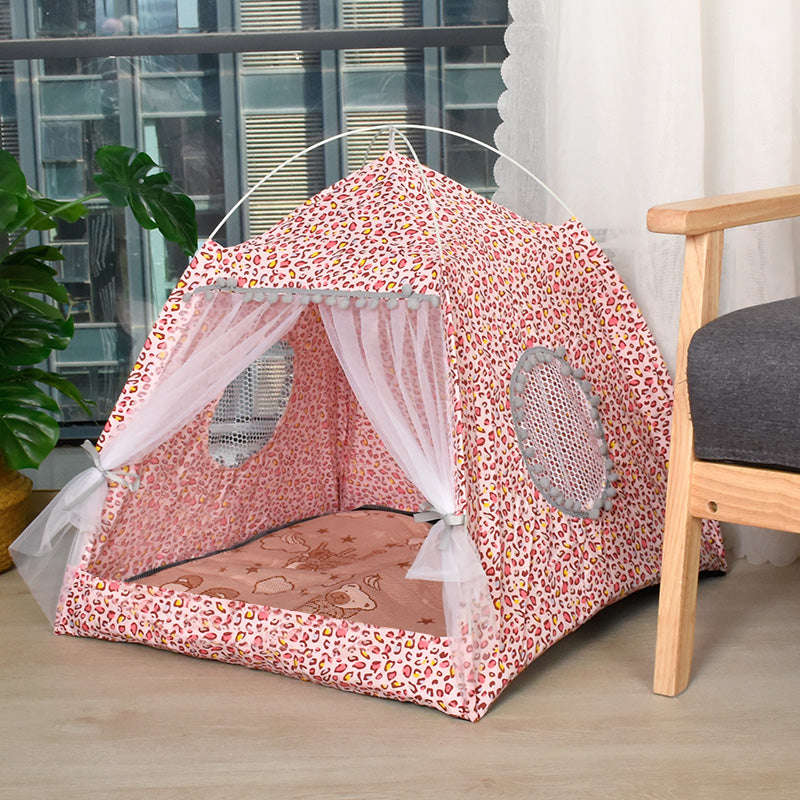 Cat Broken Flower Tent Semi Enclosed Internet Celebrity Tent Nest