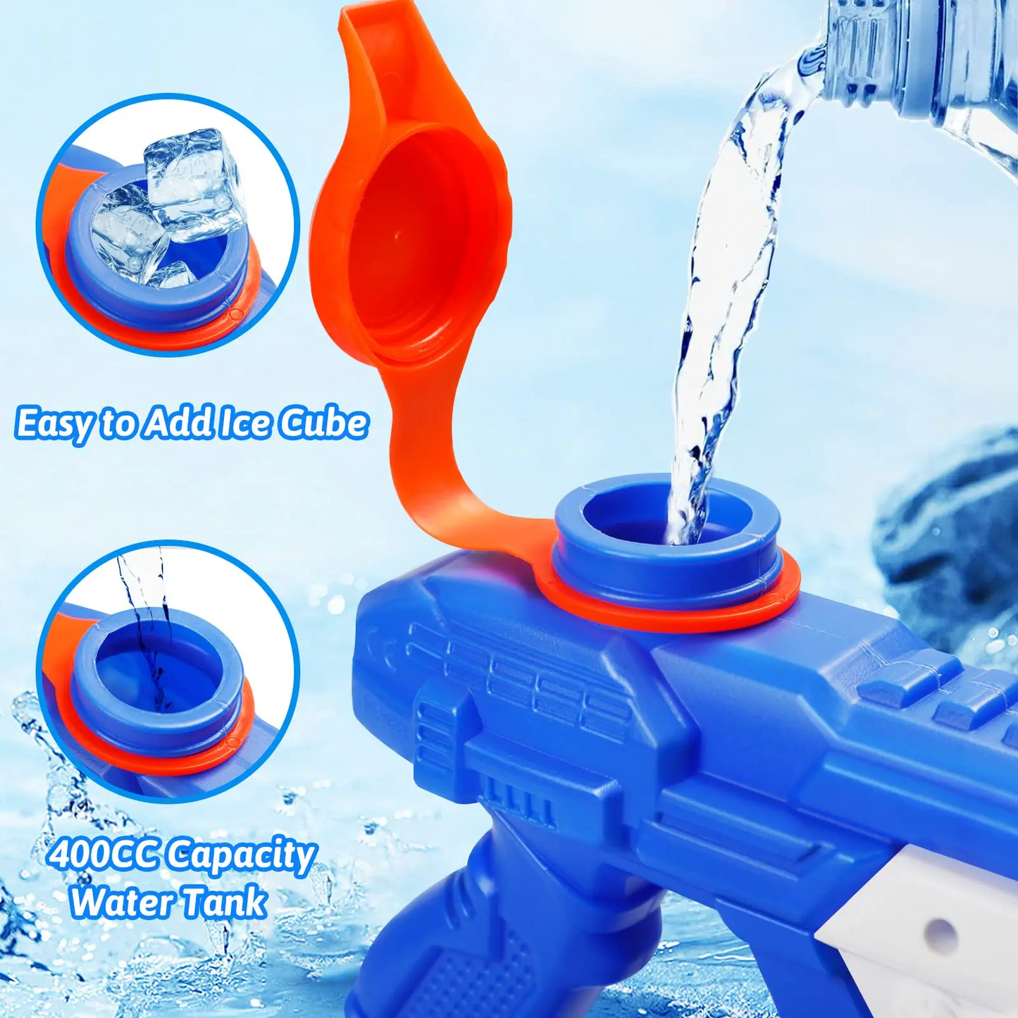 600cc High Capacity Water Gun for Kids