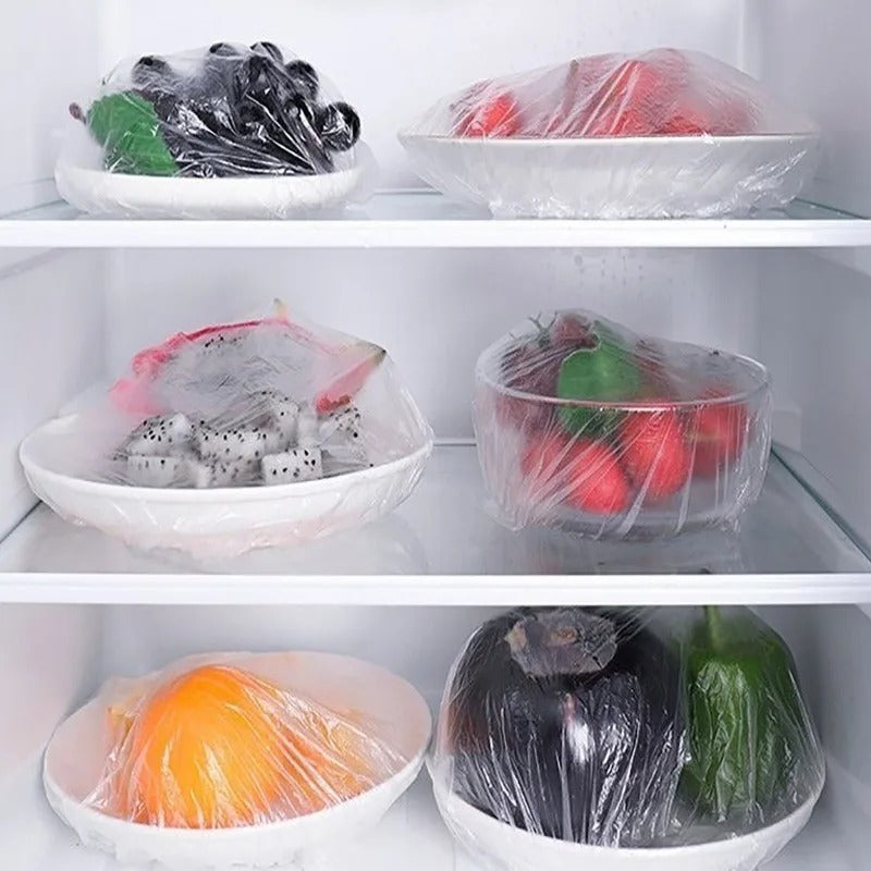 Colorful Disposable Food Cover Lid Elastic Wrap