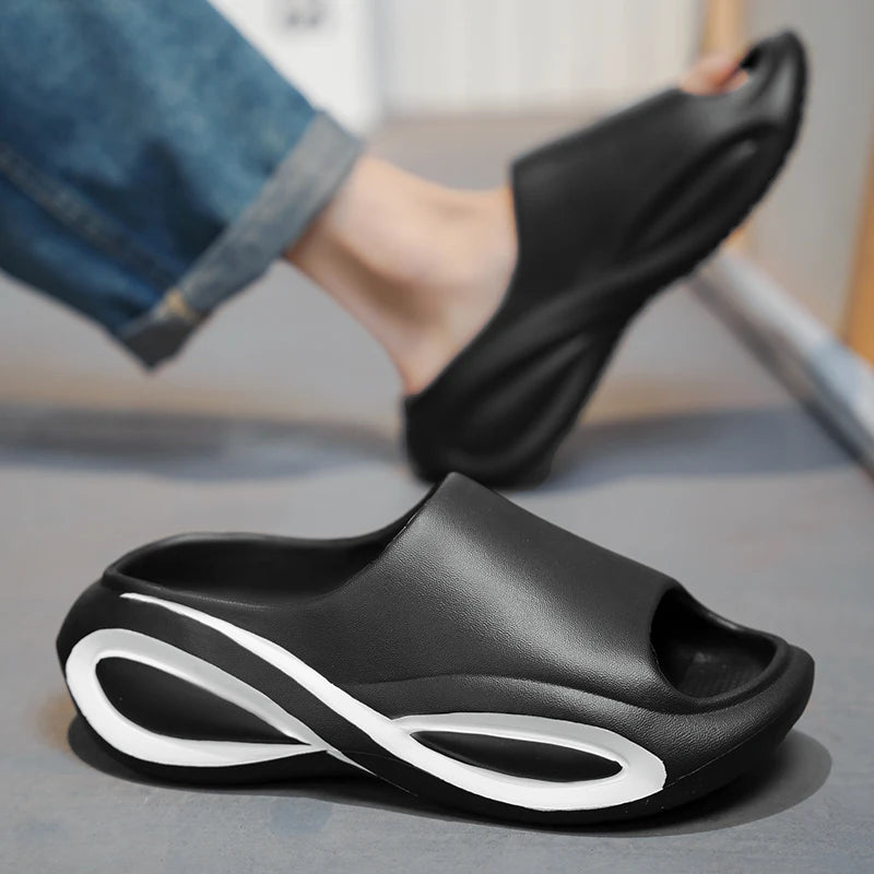 Fashion Men Slippers Indoor Outdoor Sandals Beach Soft