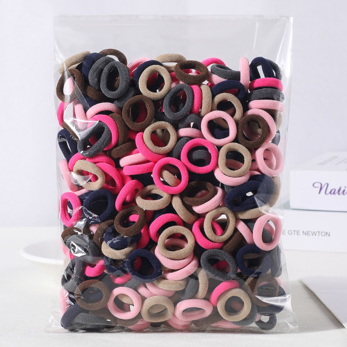 Colorful Basic Nylon Ealstic Hair Ties for Girls