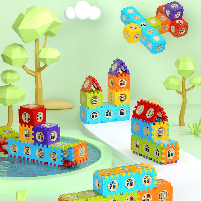 Children 3D Puzzle Game Cube Block Toys