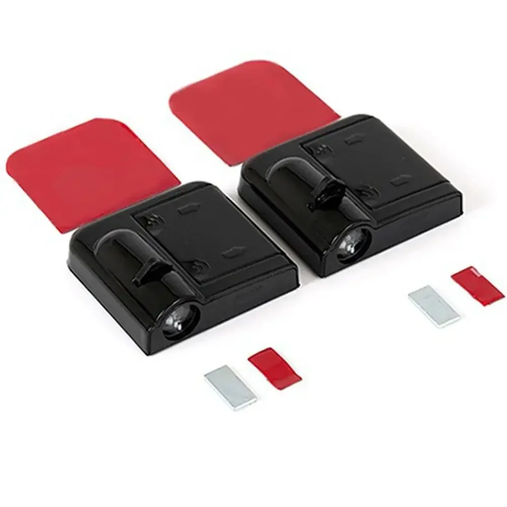 2PCS For Bat Logo Wireless Universal Led