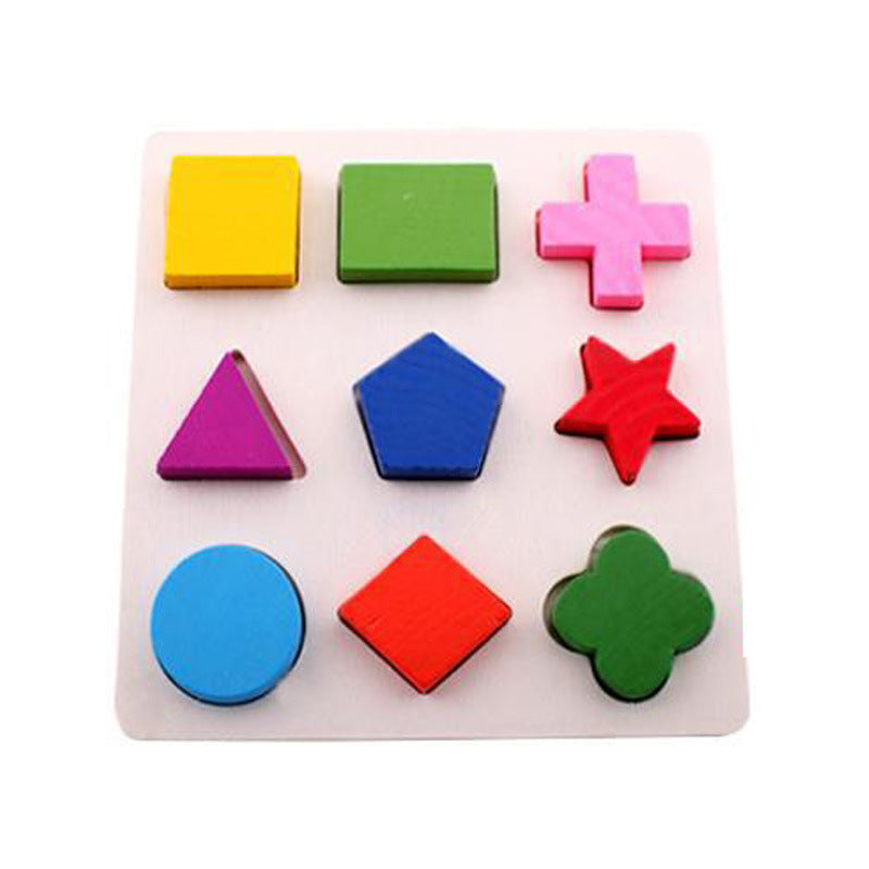 Wooden Puzzle Montessori Toys for Baby 1 2 3 Years Old Kids
