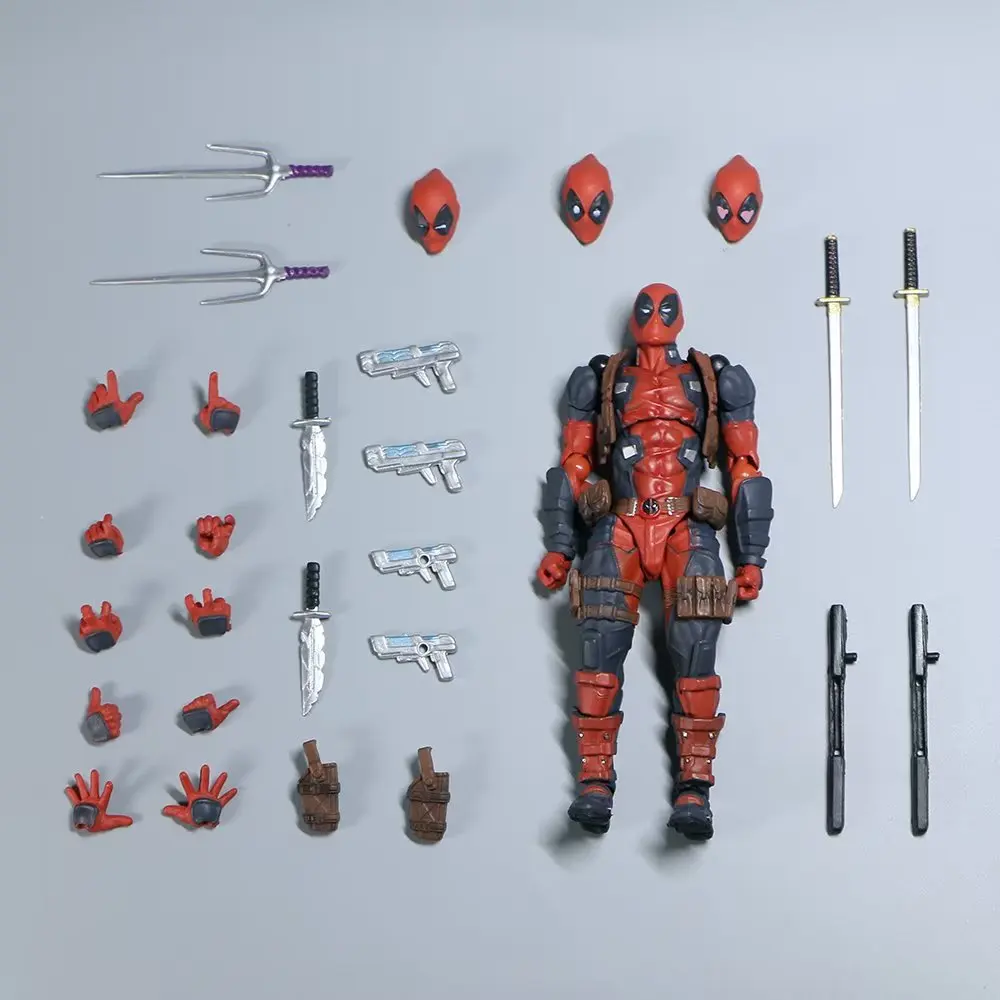 AMAZING YAMAGUCHI Deadpool & Wolverine 2.0 Grey Action Figure