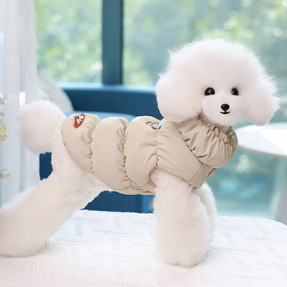 Soft Warm Dog Clothes Winter Padded Puppy Cat Coat Jacket