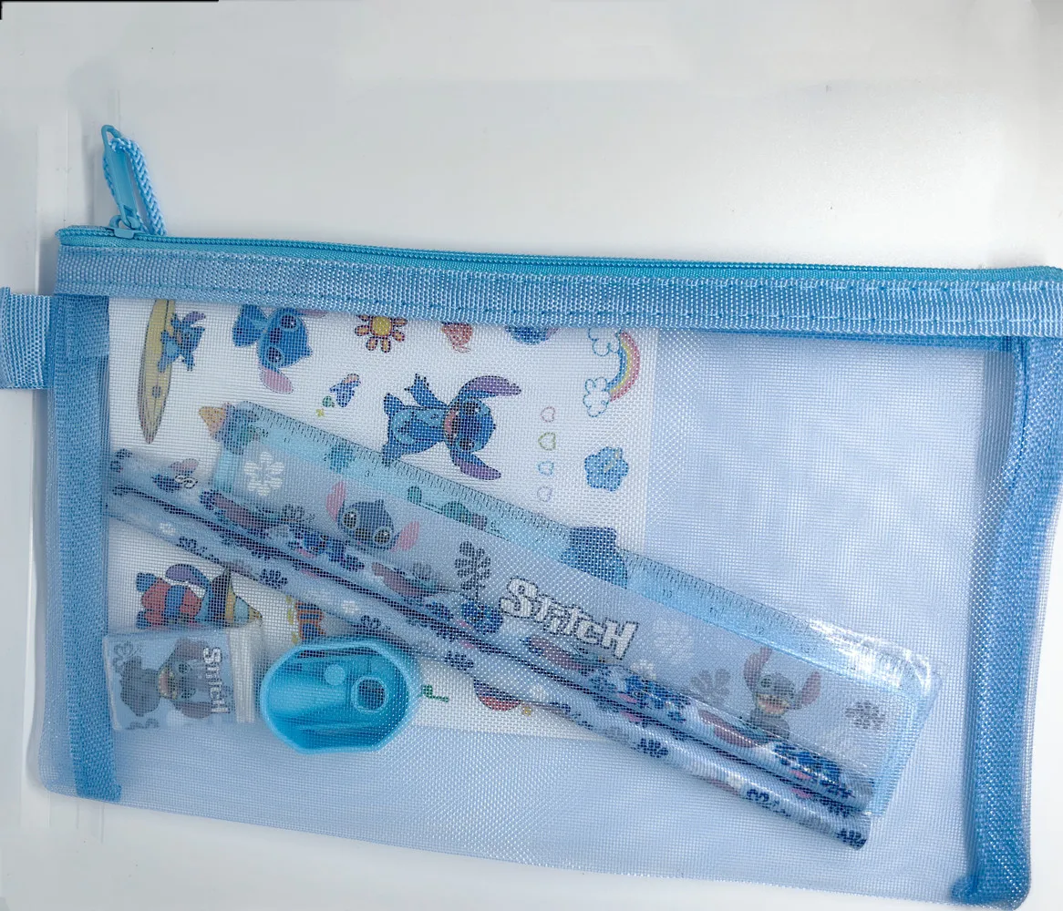 7pcs/Set Disney stitch DIY Stationery Bags