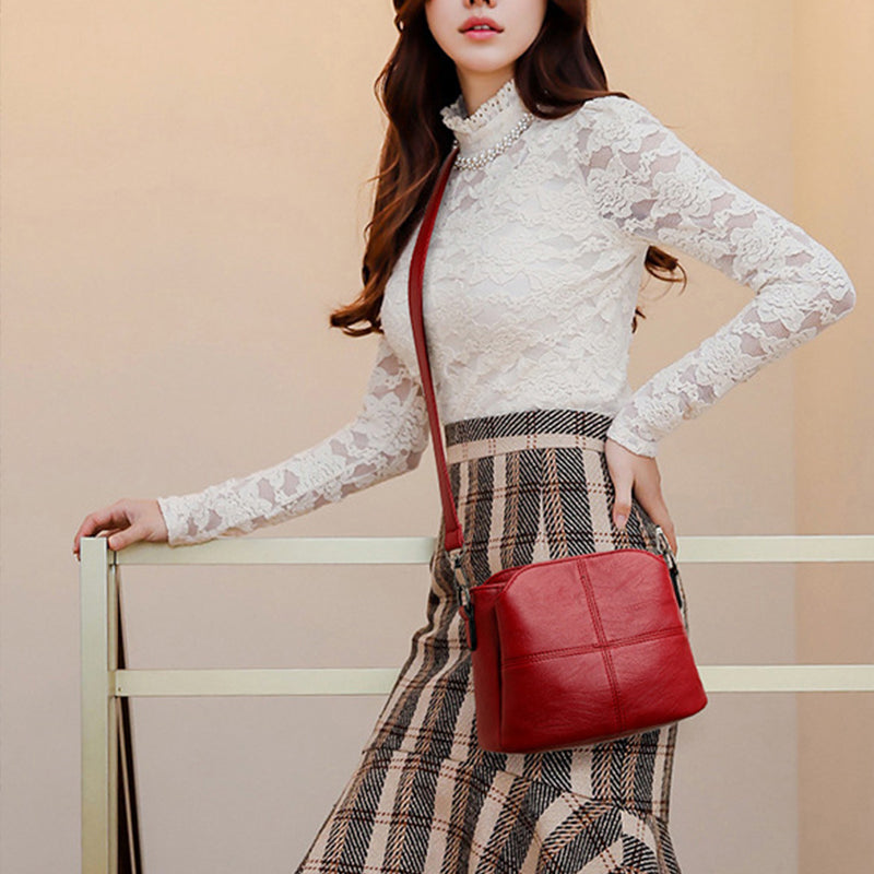 Vintage Women's Soft PU Leather Shoulder Bag