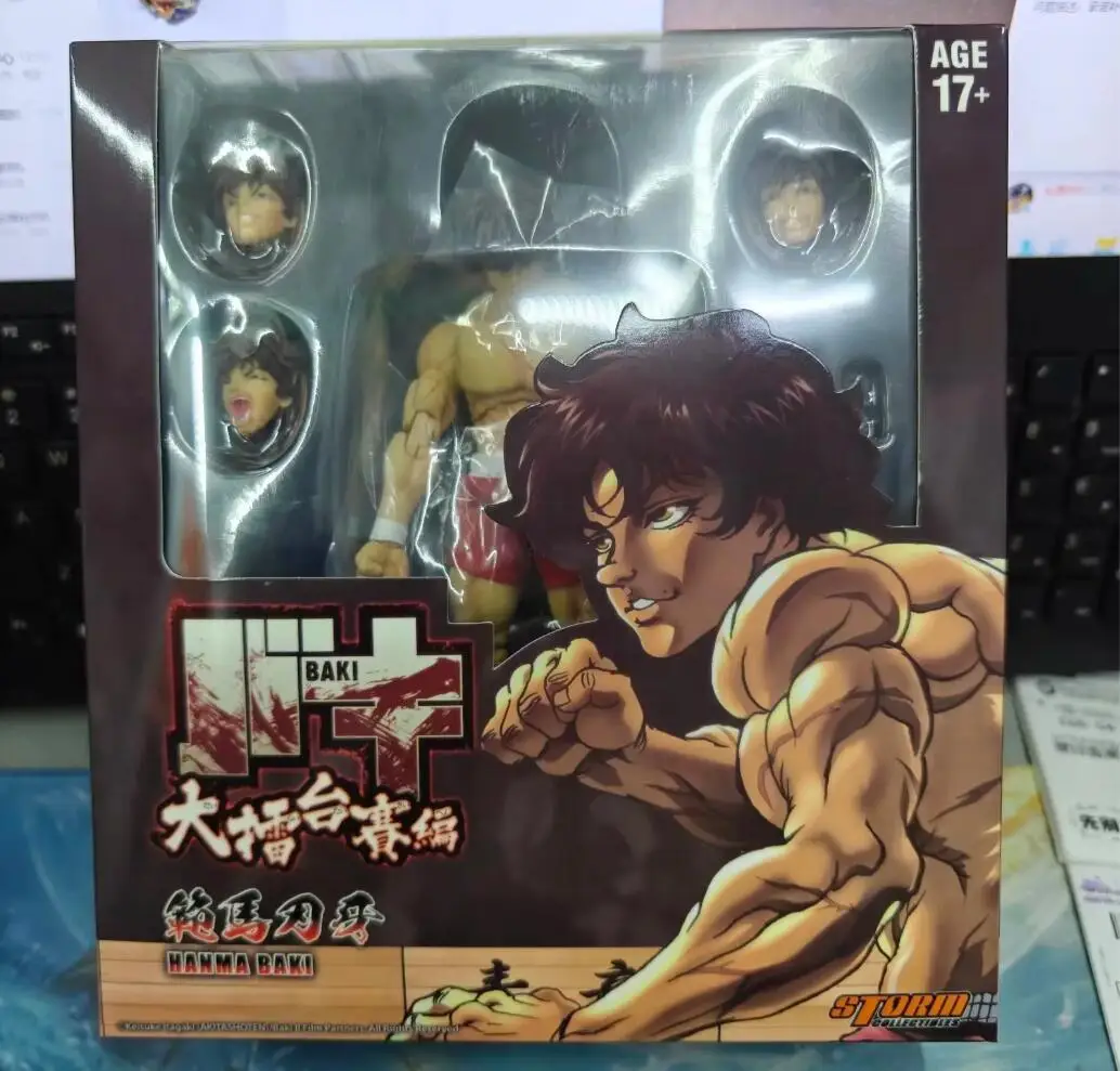 17cm Hanma Baki Ko Storm Grappler Baki Anime Figures