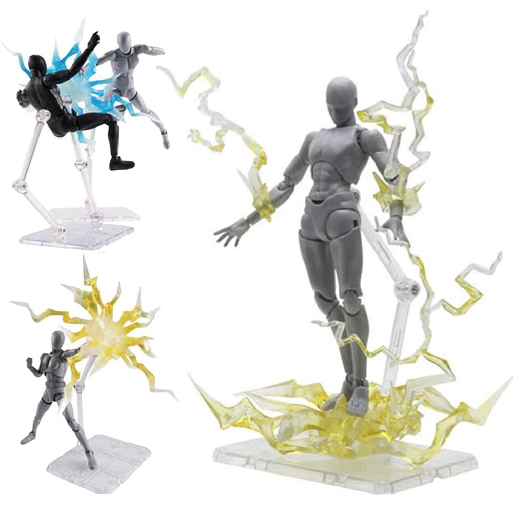 Clear Action Figure Stand,Assembly Action Figure Display Holder