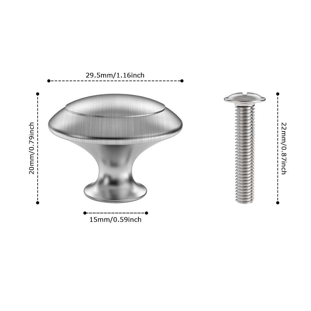 Door Knobs Stainless Steel Drawer Cabinet Handles