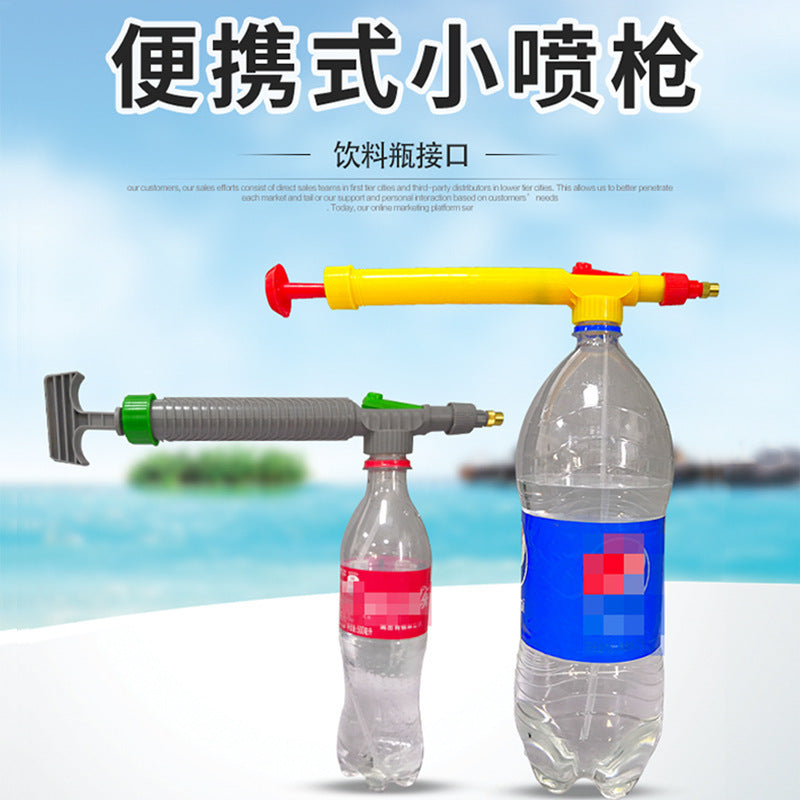 High Pressure Air Pump Manual Sprayer Adjustable Drink Bottle