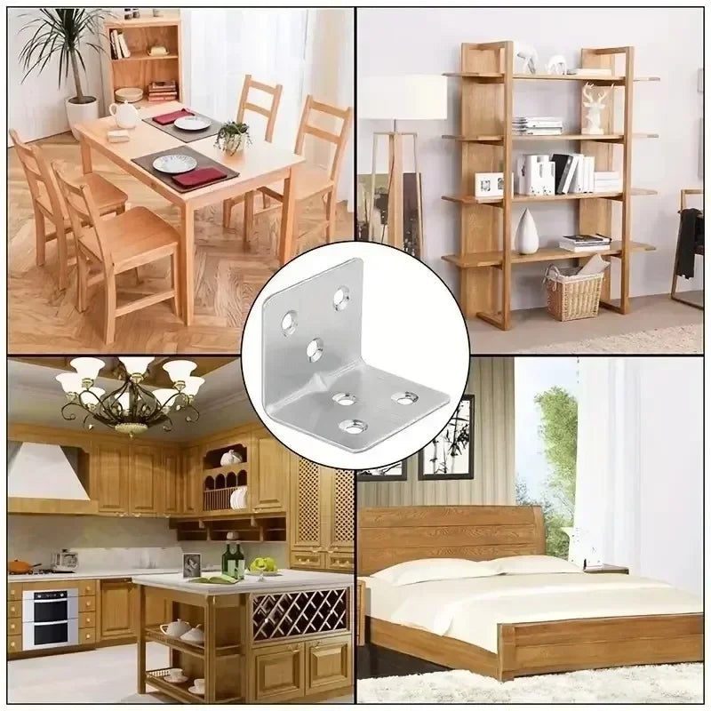 Universal Stainless Steel Corner Bracket 90 Degree