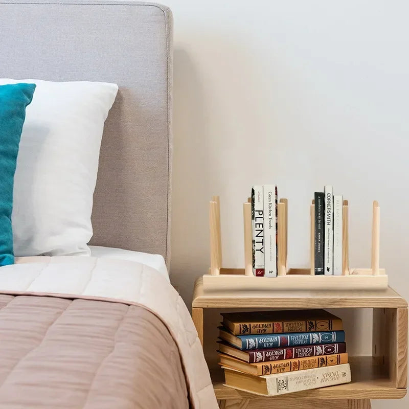 Wooden Dish Drainer Rack Kitchen Dishes Stand Plate Dish Drying Rack