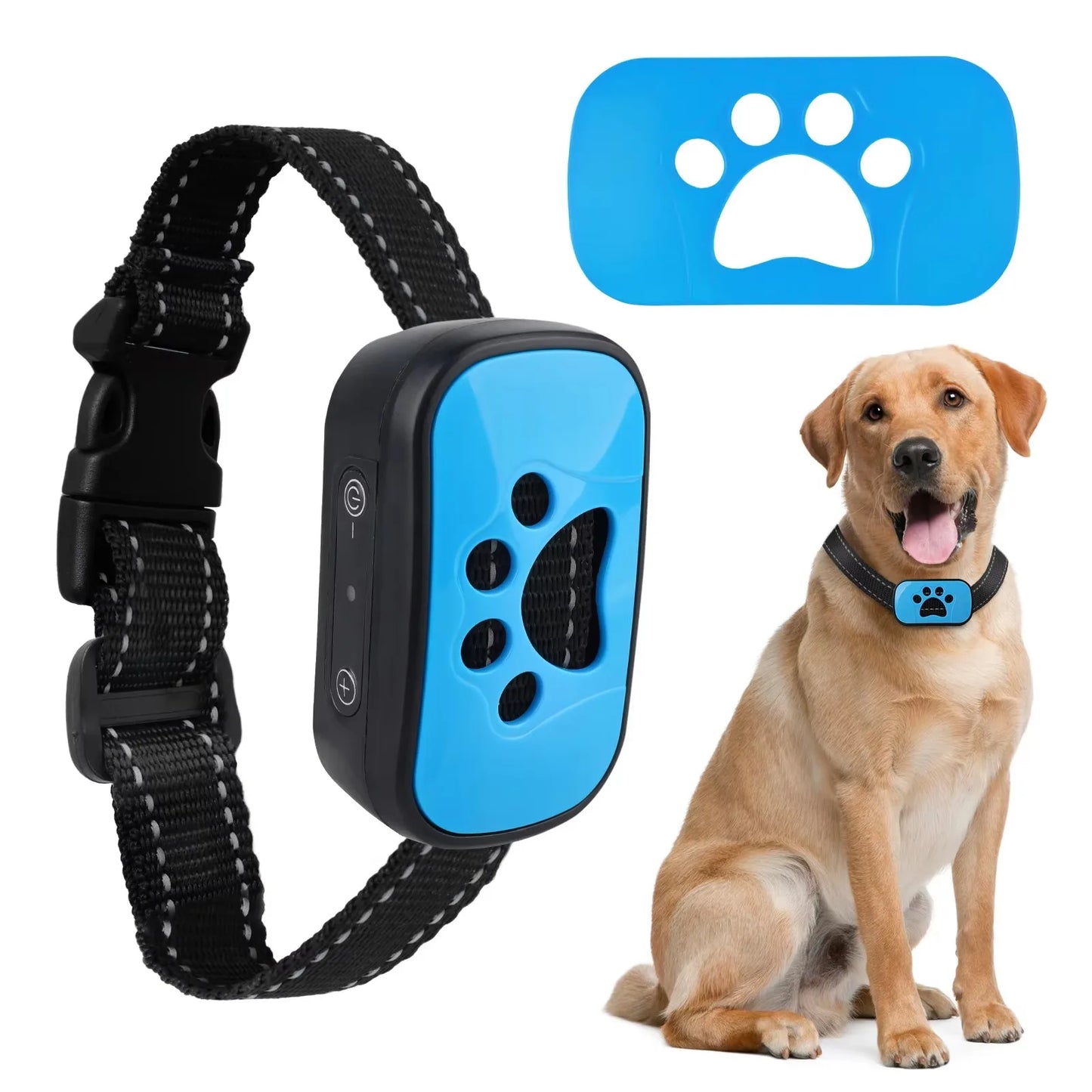 Pet Dog Anti Barking Device USB Rechargeable Dogs Training Collar