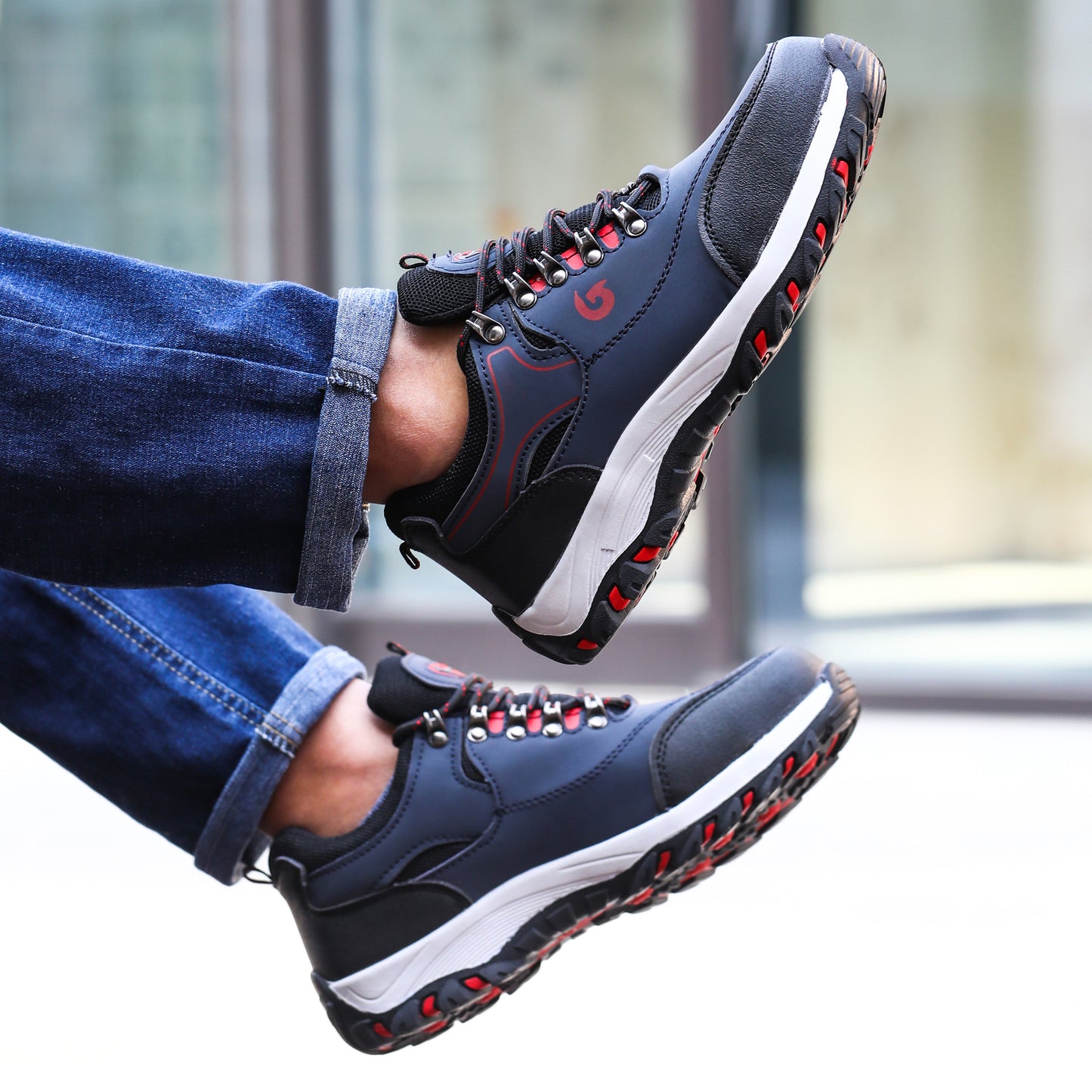 Steel Toe Cap Shoes For Men Work Boots Puncture-Proof Work Safety Shoes