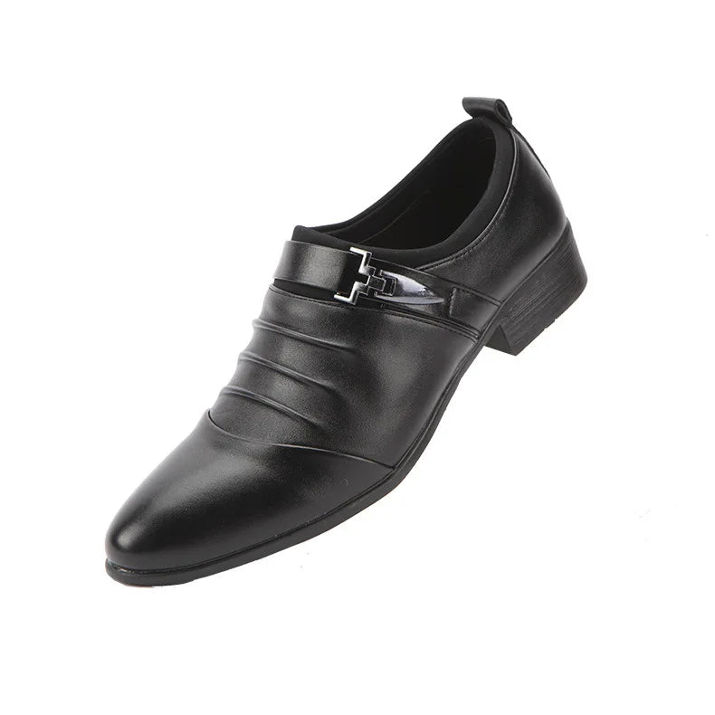 Men's Casual Slip-On Formal Shoes Korean Style Wedding Photo