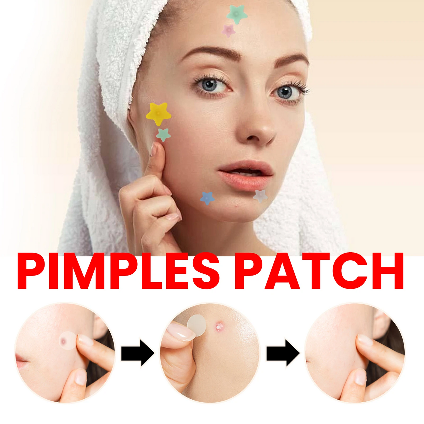 200Pcs Repair Acne Patch Fade Blemishes Pimple Marks