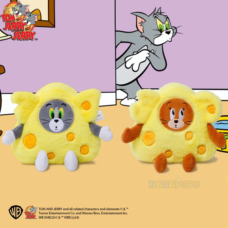 16cm Tom and Jerry Cute Cheese Plush Doll Soft Comfortable Peluche Toy
