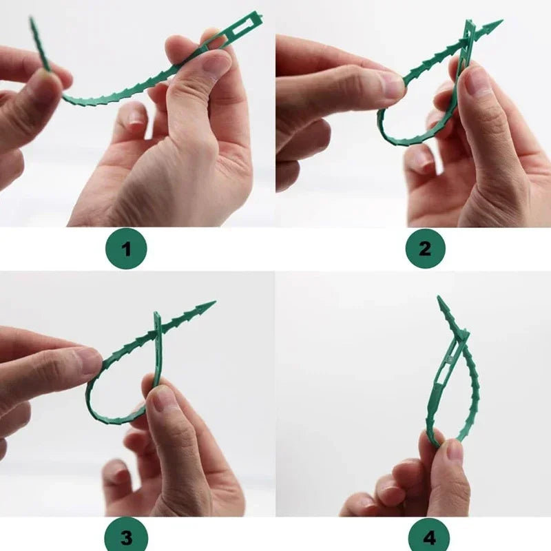 Reusable Garden Cable Ties Plant Vine Tree Shrubs Support
