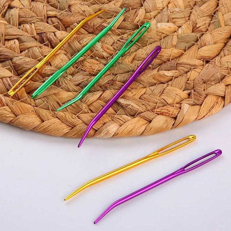 Knitting Yarn Needle Set Bent Tip Tapestry Needles