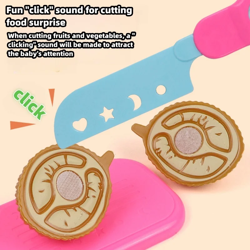 25 PCs Set DIY Fruit Cutting Music Toy