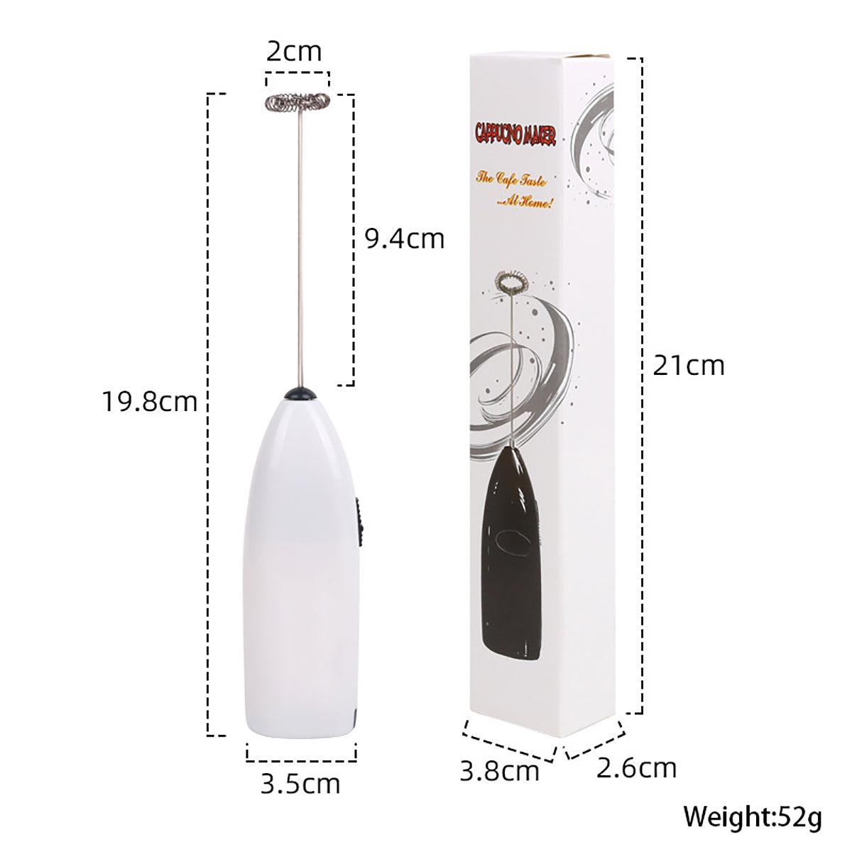 Mini Portable Handheld Electric Egg Beater Mixer Coffee Whisk Blender