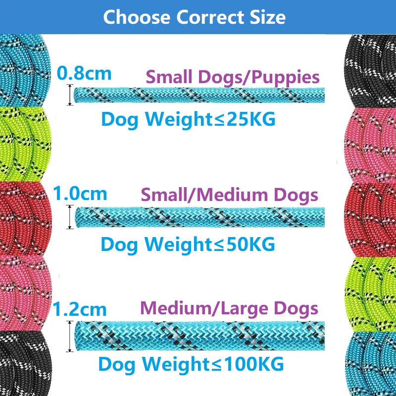 Strong Leashes for Dogs Soft Handle Dog Leash Reinforced