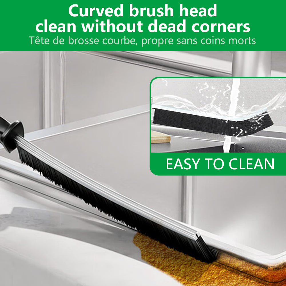 Hard Bristle Crevice Cleaning Brush for Fine Seam Corners