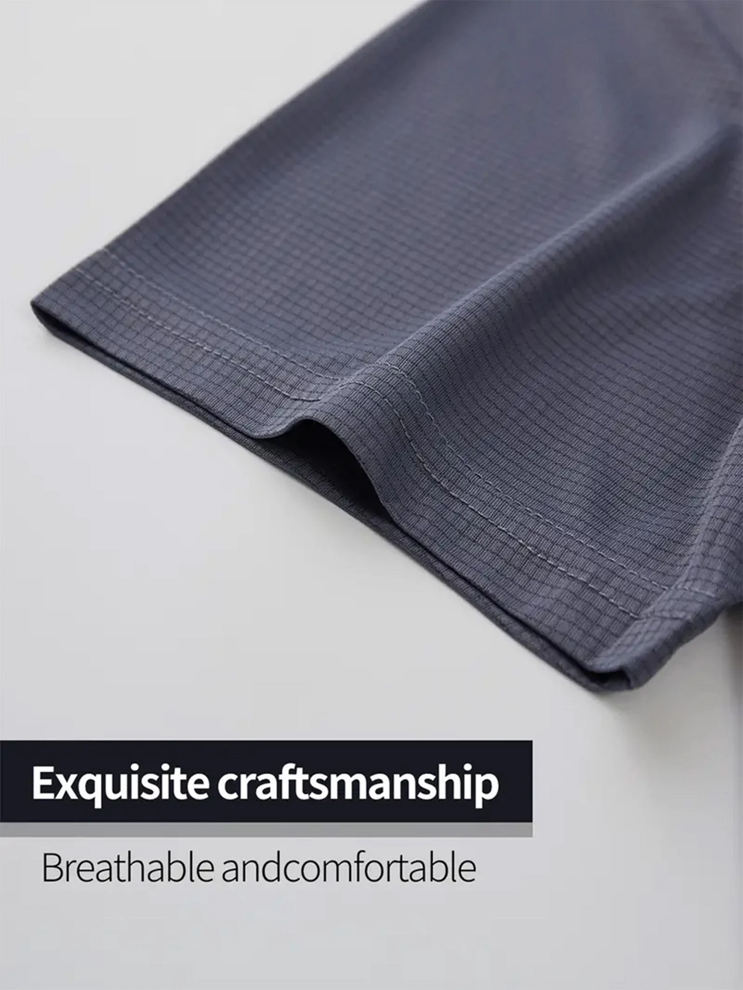 Crew T-Shirt 7Pcs Gray Ultralight Men Quick Dry