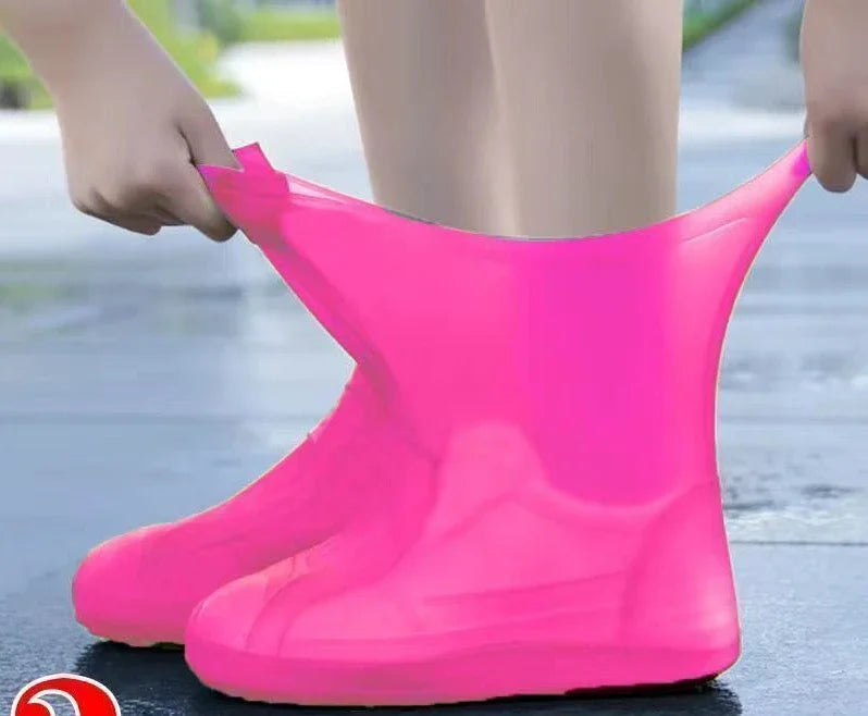 2 Pairs Silicone WaterProof Shoe Covers