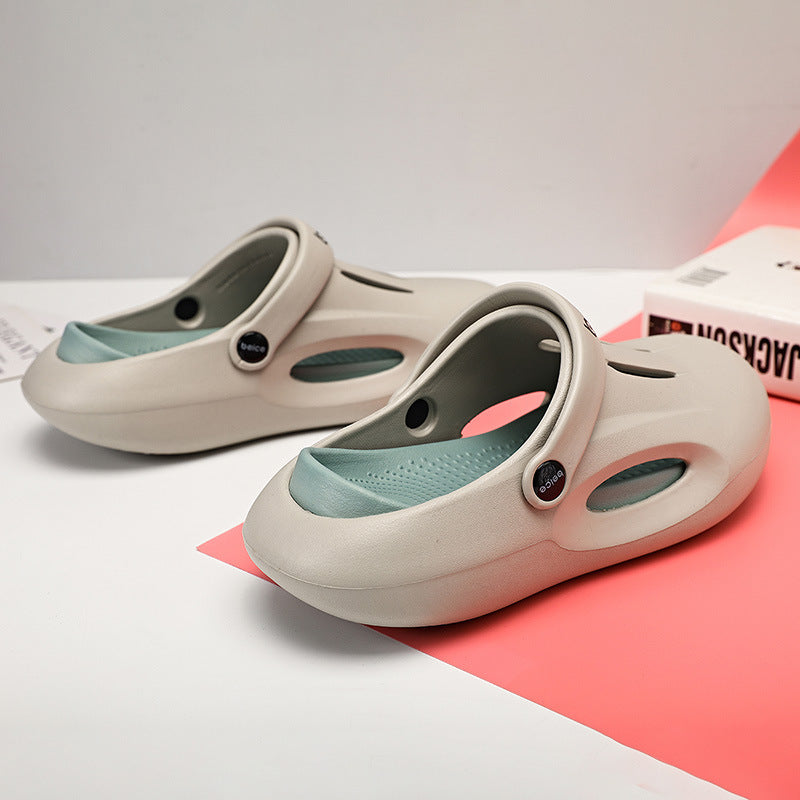 Summer Platform Slippers For Men 2025 New Lightweight Outdoor Beach Sandals