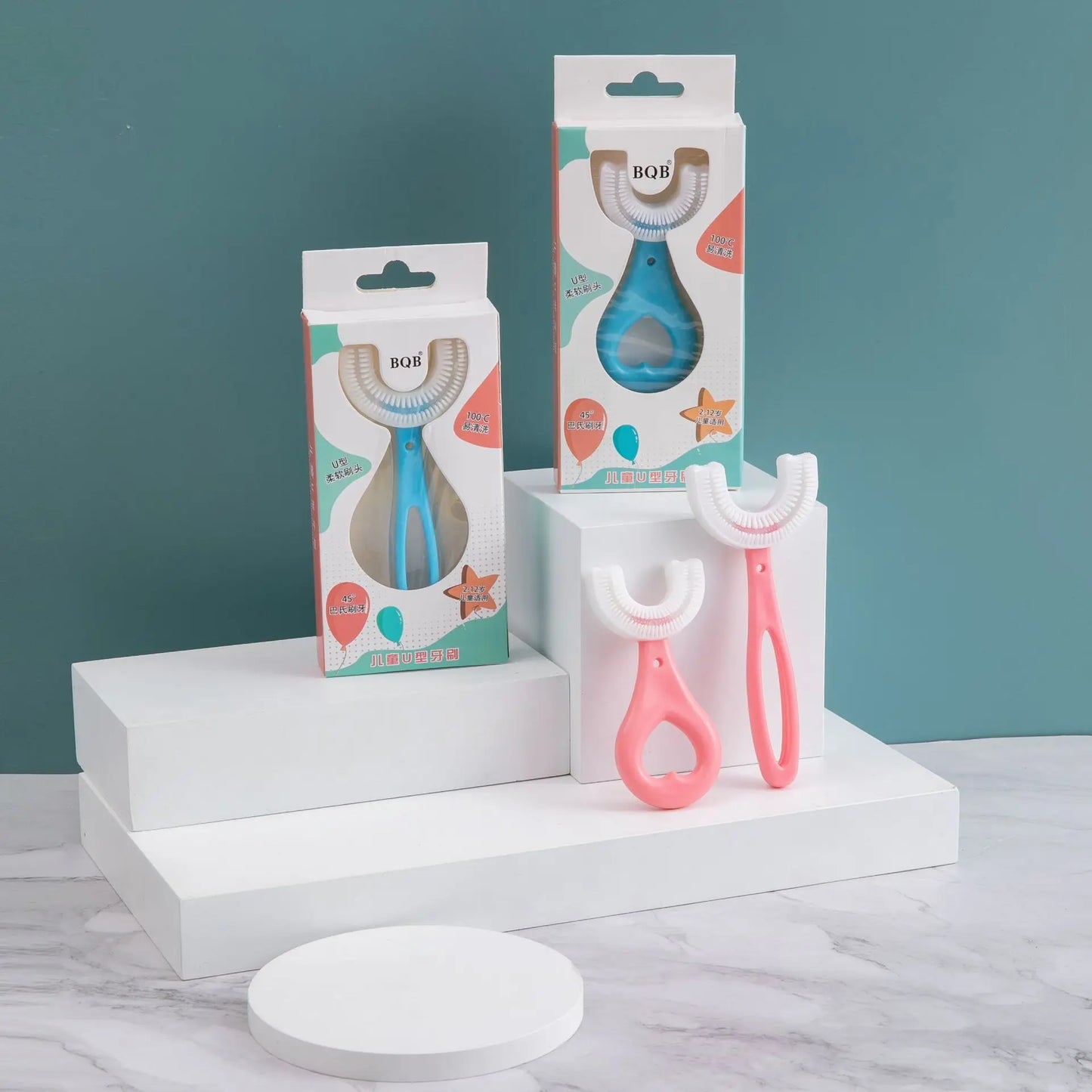 Baby Toothbrush Children 360 Degree U-shaped