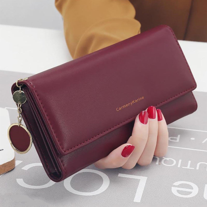 Fashion Women PU Leather Long Wallets
