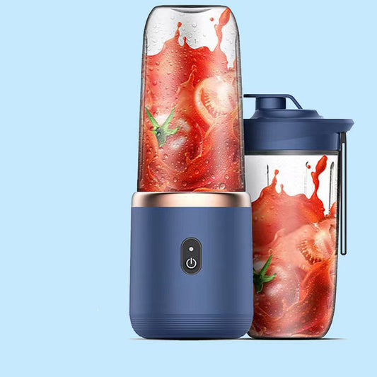Blue Portable Electric Small Juice Extractor